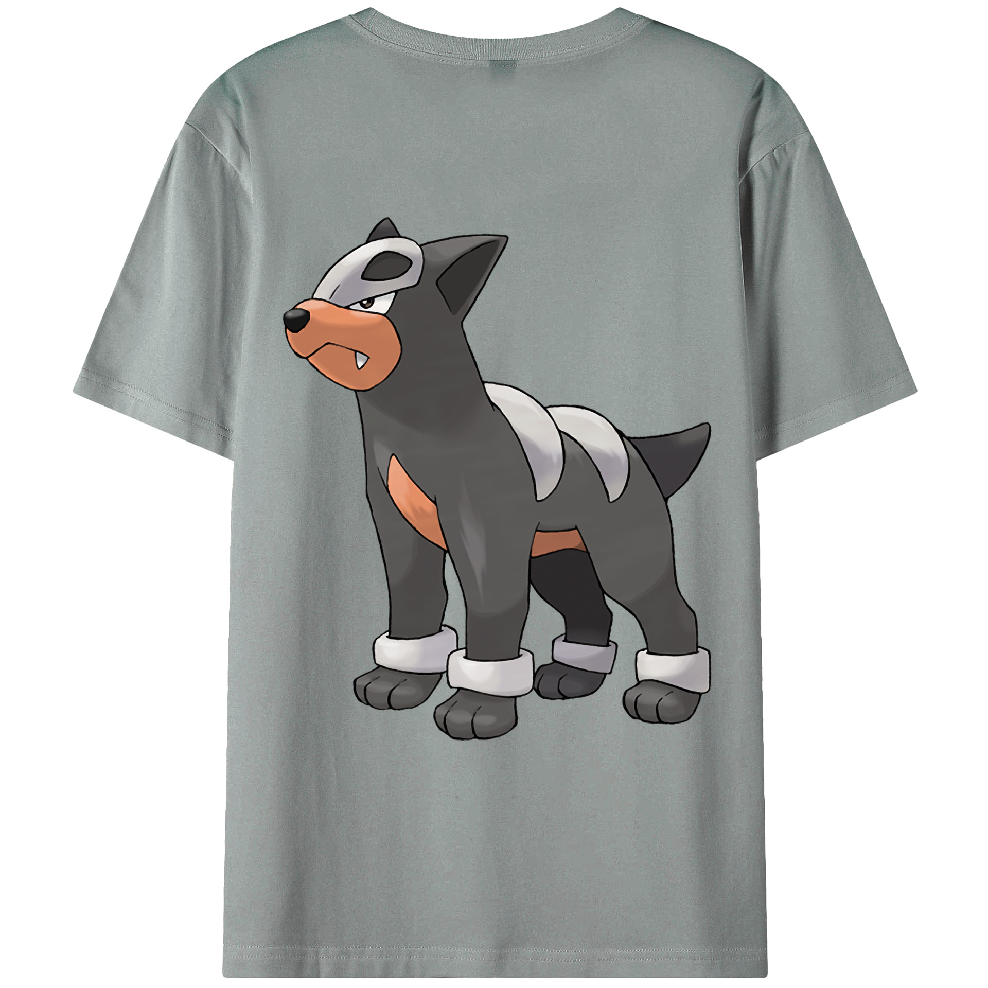 （画像用） ポケットモンスター Pokémon 綿100％ メンズ半袖Tシャツ（バックプリント） 通気性